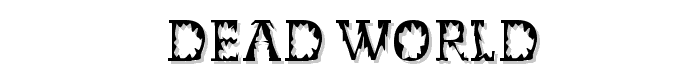 Dead World font